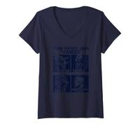 Donna Natural Danger BJJ Tee - Cavolfiore Power Edition Maglietta con Collo a V