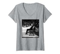 Donna Neil Hannon Divine Comedy Singer di Michael Robert Williams Maglietta con Collo a V