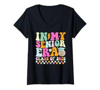 Donna nella mia ellera Senior del 2025 Maglietta con Collo a V