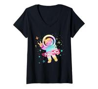 Donna NEMO - Nome ragazzo simpatico con un astronauta carino Maglietta con Collo a V