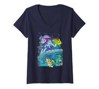Donna Neopets Greetings from Maraqua Illustrated Virtual Pets Maglietta con Collo a V