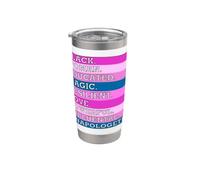 Donna Nera Magia Educata Amore Resiliente Potente Rosa Blu Bicchiere termico in acciaio inox doppia parete
