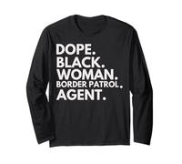 Donna Nera stupefacente, Agente della pattuglia di frontiera, African American Pride Maglia a Manica