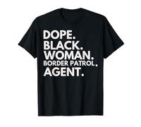 Donna Nera stupefacente, Agente della pattuglia di frontiera, African American Pride Maglietta