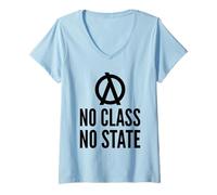 Donna Nessuna Classe nessun Disegno Funzionale del Testo Nero del Programmatore dello Stato Maglietta con Collo a V