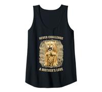 Donna Never Challenge a Mother's Love - Leonessa con amore per la madre Canotta