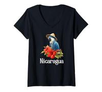 Donna Nicaragua Maglietta con Collo a V
