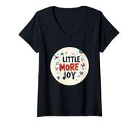 Donna Nice Little more Joy Costume per adulti e bambini Maglietta con Collo a V