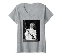 Donna Nirvana Kurt Cobain dal Vivo a Reading Incesticide 1992 Maglietta con Collo a V