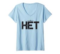 Donna No Dice No su Costume Russo per Russia Maglietta con Collo a V