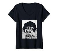 Donna Noddy Holder & Co Slade in Costumi da Bagno 1974 Maglietta con Collo a V