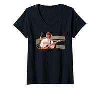 Donna Noel Gallagher Oasis Chitarrista Live At Knebworth 1996 Maglietta con Collo a V