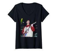 Donna Noel Gallagher Oasis dal Vivo Britpop Manchester 1996 Maglietta con Collo a V