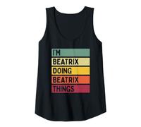Donna Nome Personalizzato Divertente I'm Beatrix Doing Beatrix Things Canotta