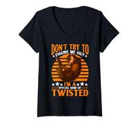 Donna Non cercare di capirmi che sono un tipo speciale di Twisted Maglietta con Collo a V