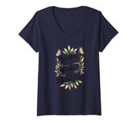 Donna Non Devi Essere Perfetto, Essere Bello, Motivazionale Maglietta con Collo a V