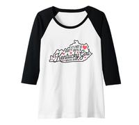 Donna Non è una festa fino a quando non entra una ragazza del Kentucky,Ragazze orgogliose Maglia con Maniche Raglan