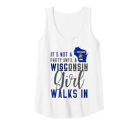 Donna Non è una festa fino a quando una ragazza del Wisconsin non cammina nel Wisconsin Canotta