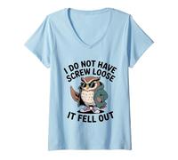 Donna Non Ho Una Rotella Fuori Posto, Mi è Solo Caduta Divertente Maglietta con Collo a V