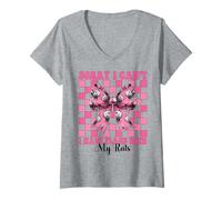 Donna Non posso avere piani con i miei ratti Funny Rat Girl Mamma Mouse Maglietta con Collo a V
