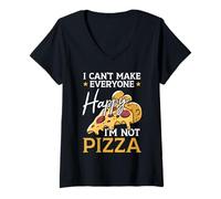 Donna Non riesco a rendere tutti felici Non sono Pizza Pie Cibo italiano Maglietta con Collo a V
