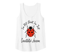 Donna Non Sono Basso, Sono Solo concentrato Fantastica Ragazza Corta e Divertente Canotta