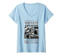 Donna Non sono vecchio sono l'auto classica vintage nata nel 2000 Maglietta con Collo a V