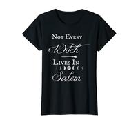 Donna Non tutte le strege vivono a Salem Halloween strega Goth Maglietta