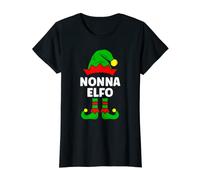 Donna Nonna Elfo Natale Maglione Famiglia Divertente Natalizia Elf Maglietta