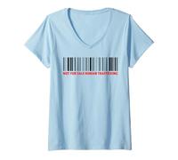 Donna Not for Sale Human Trafficking Shirt - End Human Trafficking Maglietta con Collo a V