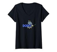 Donna Notte Dodo Maglietta con Collo a V