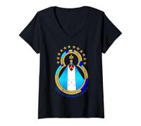 Donna Nuestra Señora de Suyapa Patrona de Honduras Maglietta con Collo a V