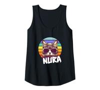 Donna NURA - Bel nome da ragazza con un gatto cool Canotta