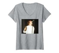 Donna Oasi Liam Gallagher Britpop Live Knebworth 1996 Maglietta con Collo a V