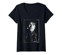 Donna Oasi Liam Gallagher Wonderall di Michael Robert Williams Maglietta con Collo a V
