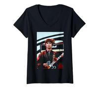 Donna Oasis Noel Gallagher Live At Balloch Castle Scozia Maglietta con Collo a V