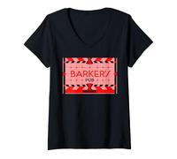 Donna Obsession Barker’s Pub Maglietta con Collo a V