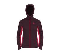 Donna Odlo Berra Cosy (winetasting - rosa diva) giacca in pile con cappuccio XS