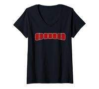 Donna Ohio Distressed Vintage Bold Men's, Women's And Kids Maglietta con Collo a V