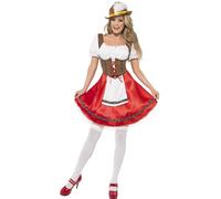 Donna Oktoberfest Wench Birra Bavarese Ragazza Costume Tedesco