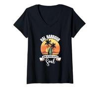 Donna Onde - Bal Harbour Maglietta con Collo a V
