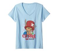 Donna One Piece Chopper The Doctor Maglietta con Collo a V