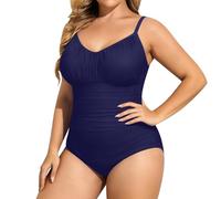 Donna One Piece Costume da Bagno,Costumi Interi Mare Contenitivo Pancia Controllo della Bikini Donna Un Pezzo Costumi Nuoto per I Giorni Estivo Curvy Beachwear