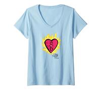 Donna One Tree Hill Clothes Over Bros Heart Maglietta con Collo a V