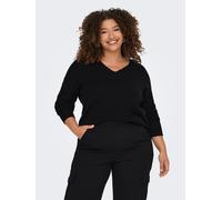 Donna ONLY CARMAKOMA Maglia Taglie Forti Scollo a V CARMARGARETA NUOVO