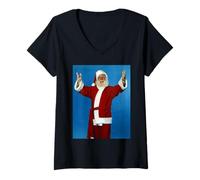 Donna Only Fools & Horses Natale Zio Albert Buster Merryfield Maglietta con Collo a V