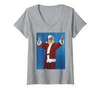 Donna Only Fools & Horses Zio Albert Buster Buon Natale Maglietta con Collo a V