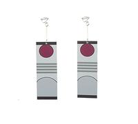 Donna Orecchini D'Argento, Cosplay Anime Orecchini Gioielli Demon Slayer Orecchini Nessuna Lama Di Fantasma Acrilico Cangle Earings per Le Donne Uomini Regali per Fidanzata, Moglie, Sorella, Figlia,