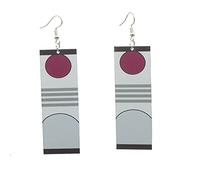 Donna Orecchini D'Argento, Cosplay Anime Orecchini Gioielli Demon Slayer Orecchini Nessuna Lama Di Fantasma Acrilico Cangle Earings per Le Donne Uomini Regali per Fidanzata, Moglie, Sorella, Figlia,