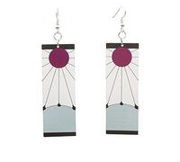 Donna Orecchini D'Argento, Cosplay Anime Orecchini Gioielli Demon Slayer Orecchini Nessuna Lama Di Fantasma Acrilico Cangle Earings per Le Donne Uomini Regali per Fidanzata, Moglie, Sorella, Figlia,